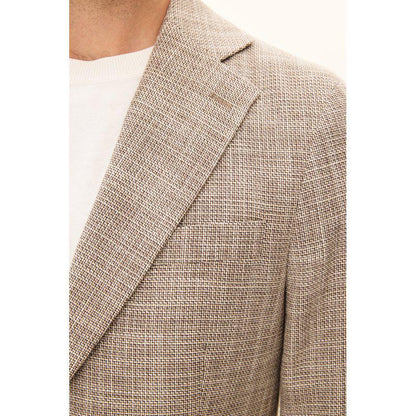 OSCAR JACOBSON FOGERTY BLAZER – PEBBLE BEIGE