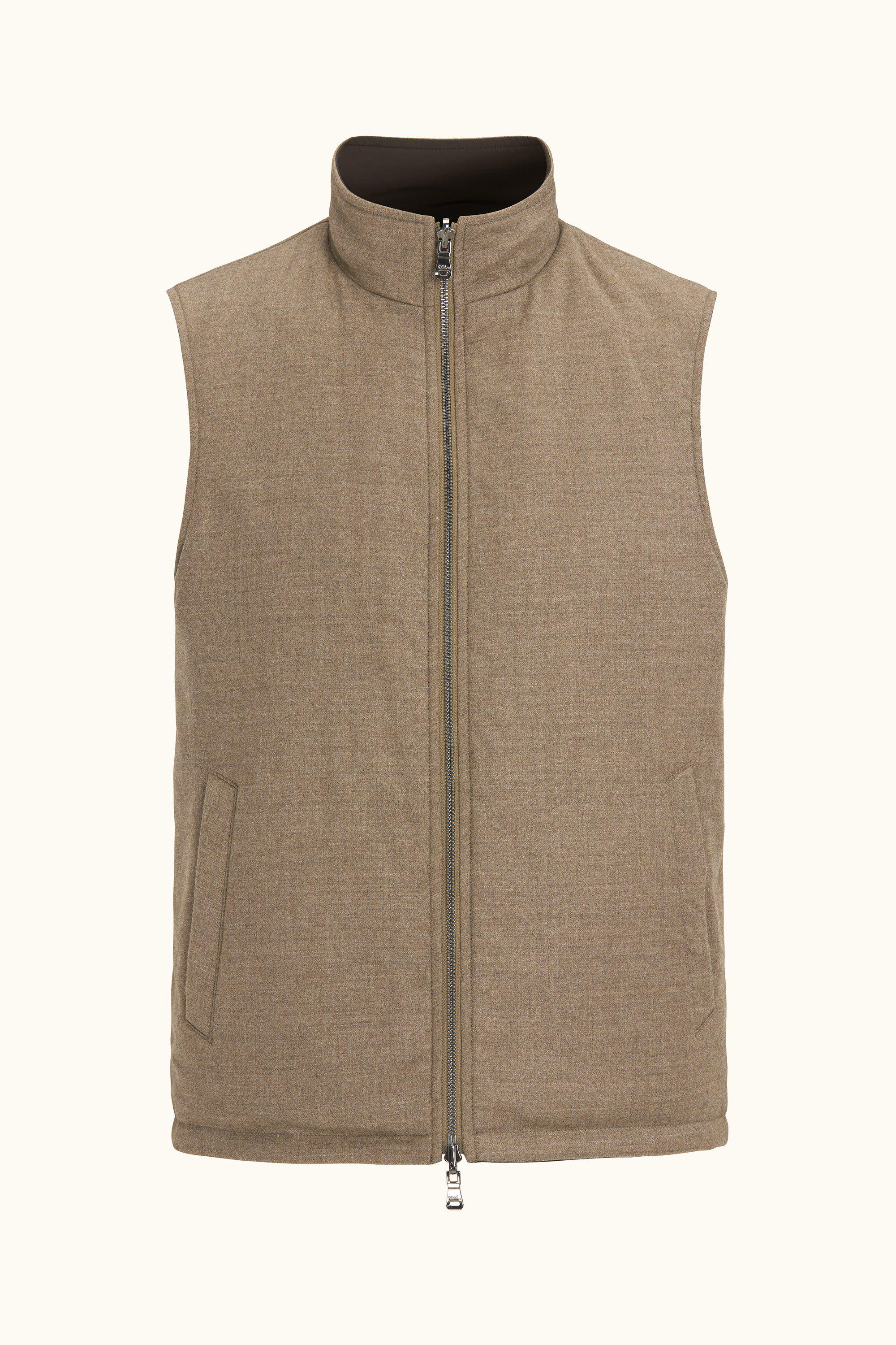OSCAR JACOBSON REVERSIBLE PADDED VEST