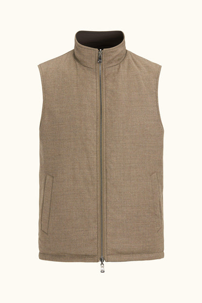 OSCAR JACOBSON REVERSIBLE PADDED VEST