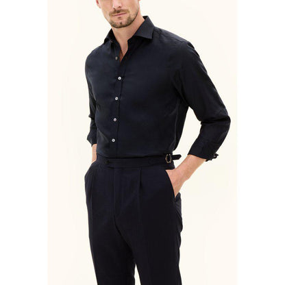 OSCAR JACOBSON SLIMFIT TWILL SKJORTE