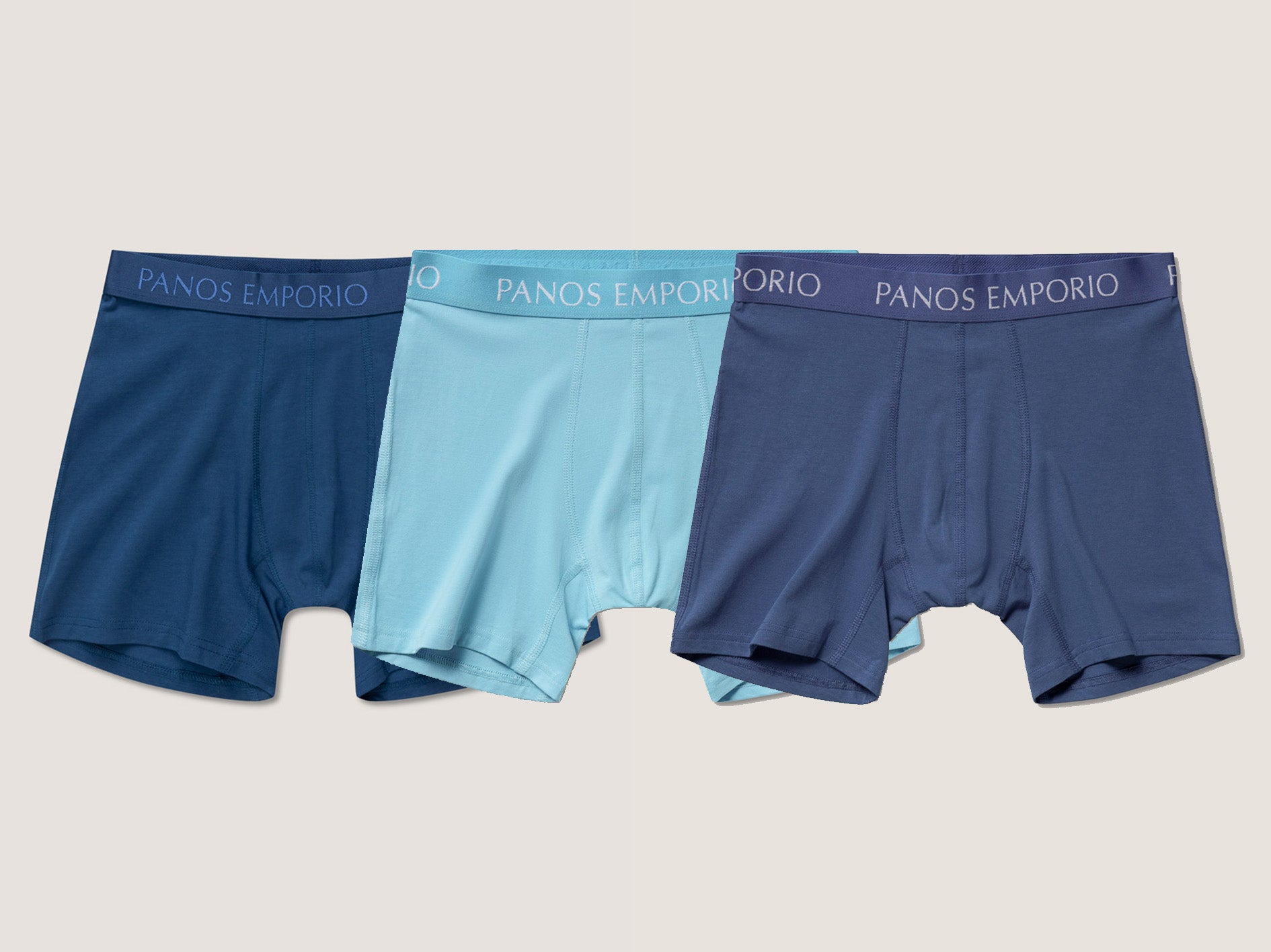 PANOS EMPORIO 3-PACK BASE BAMBOO BOXERSHORTS