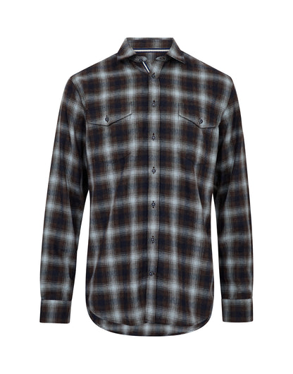 SALT FLANNEL TERNET SKJORTE