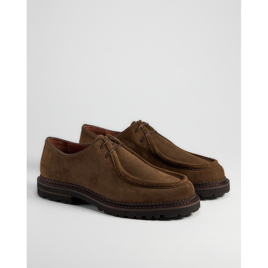 TGA AHLER CHUNKY DERBY SKO I RUSKIND – TAN