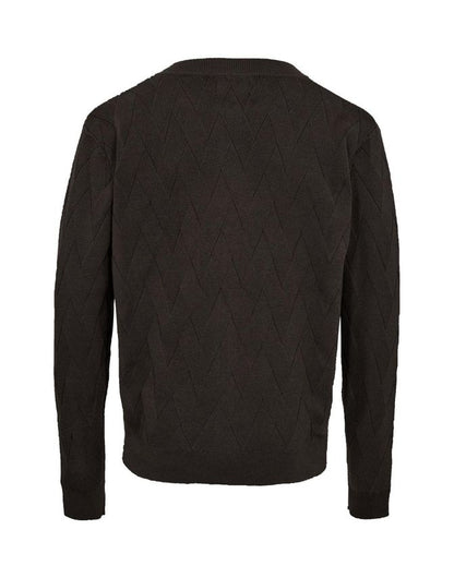 BLACK BLUE ZIP STRIK CARDIGAN