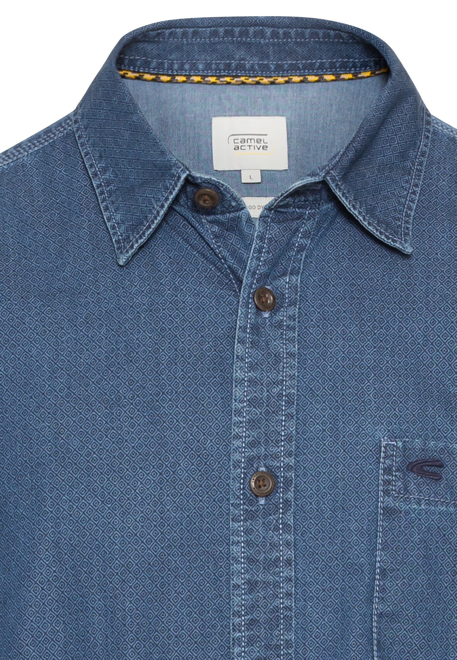 CAMEL DENIM SKJORTE