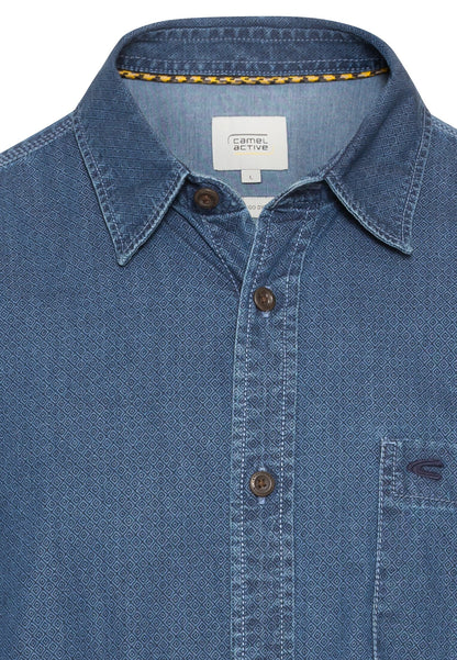 CAMEL DENIM SKJORTE