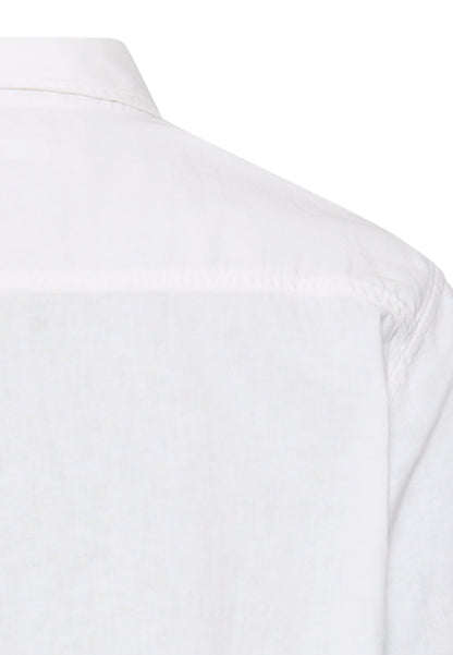 CAMEL ACTIVE HØR/BOMULD KORTÆRMET SKJORTE