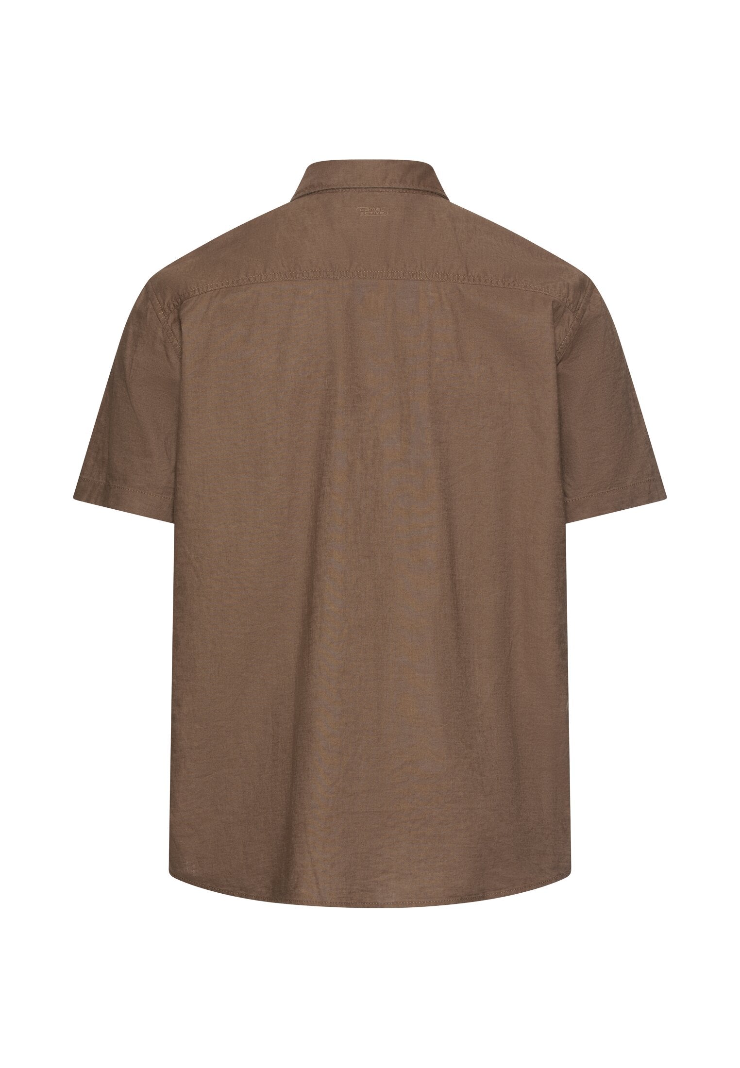 CAMEL ACTIVE HØR/BOMULD KORTÆRMET SKJORTE