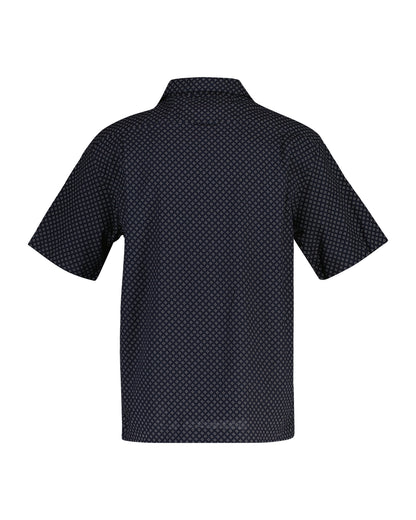 GANT REGULAR FIT BOMULD HØR PRINT KORTÆRMET SKJORTE