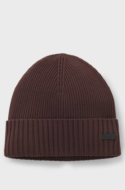 BOSS FATI RIBSTRIKKET BEANIE