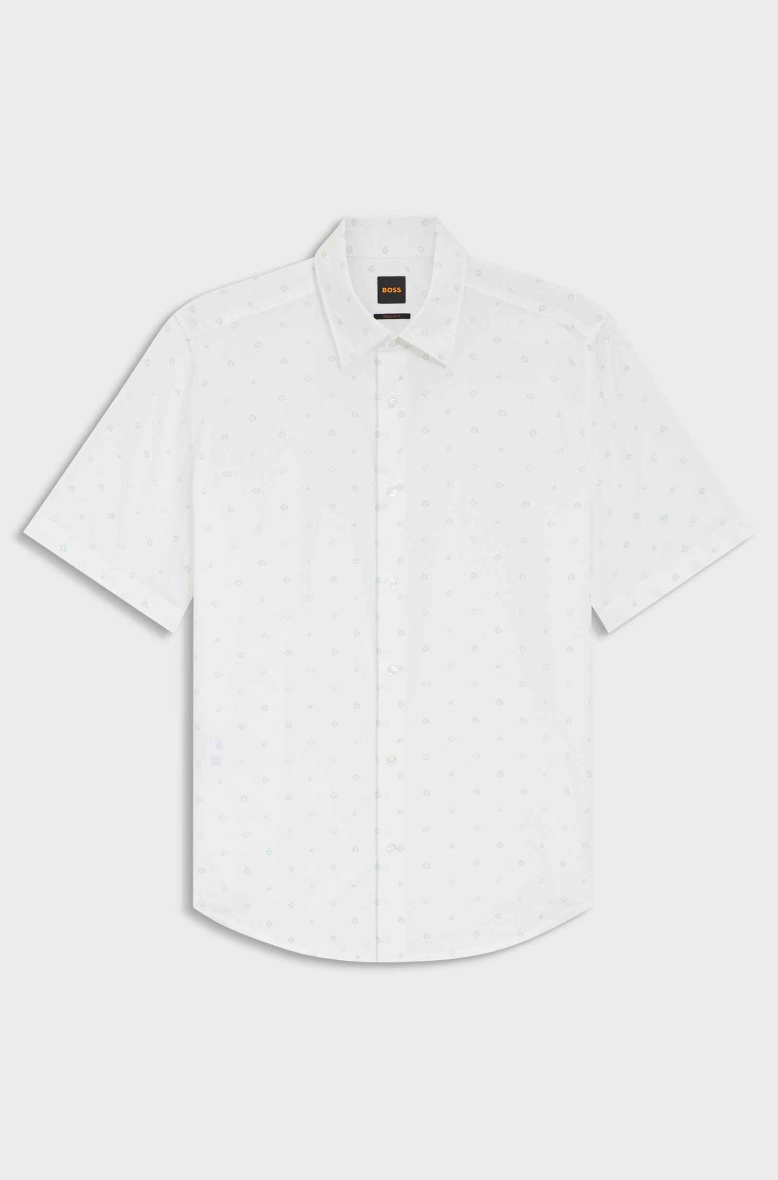 BOSS RASH KORTÆRMET SKJORTE