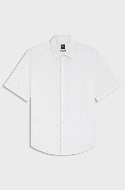 BOSS RASH KORTÆRMET SKJORTE