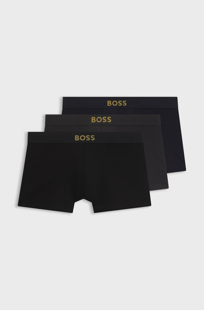 BOSS TRUNK 3P GOLD LOGO – 3-PAK BOXERSHORTS