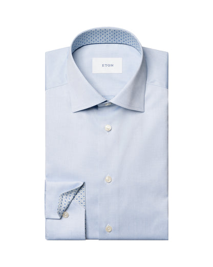 ETON SIGNATURE TWILL GEOMETRIC EFFECT SHIRT – CONTEMPORARY FIT