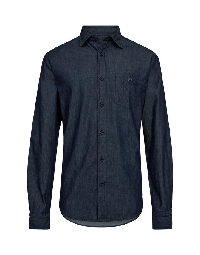 SALT DENIM-LOOK SKJORTE