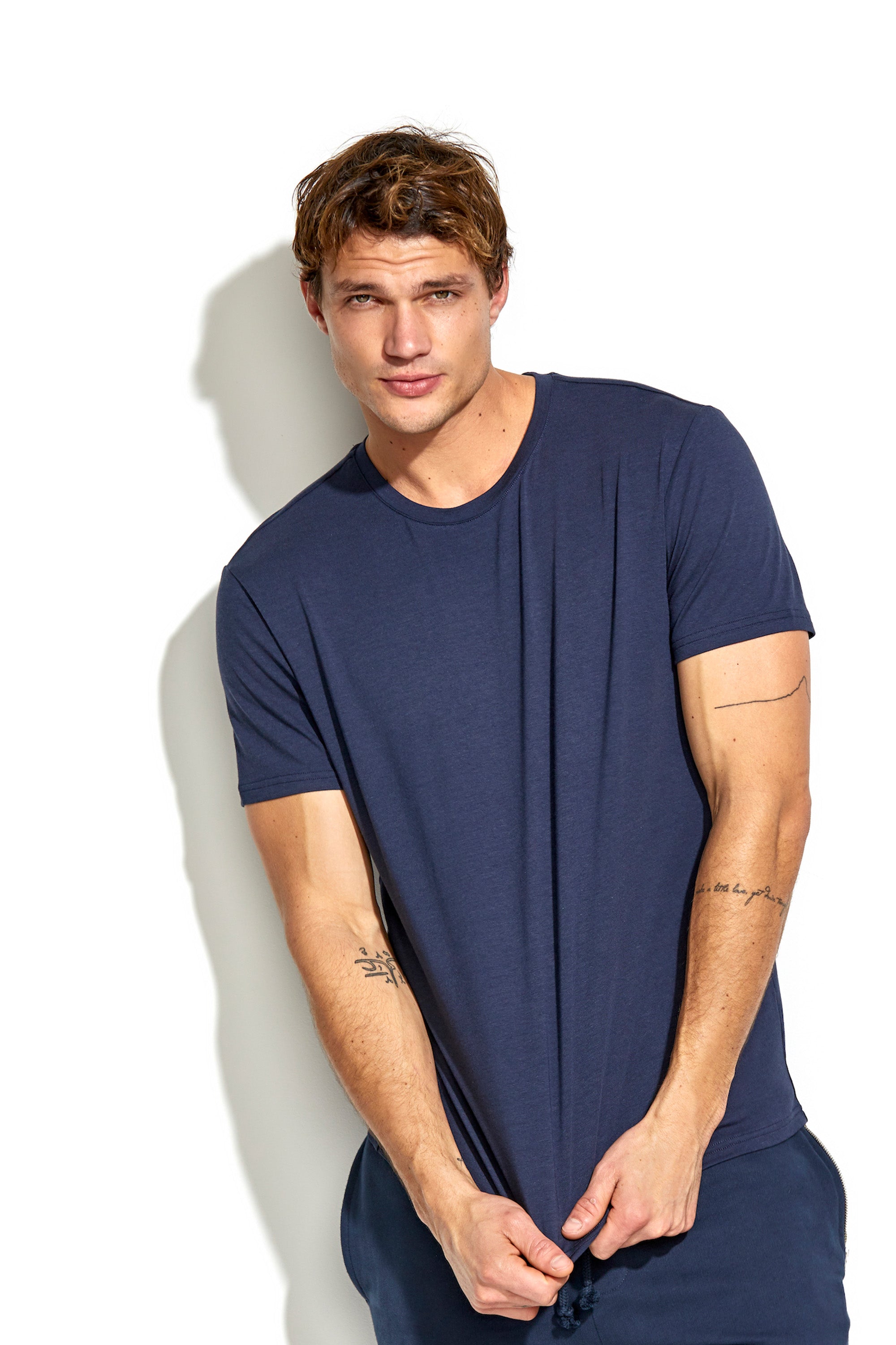 BAMBOO/COTTON CREW TEE
