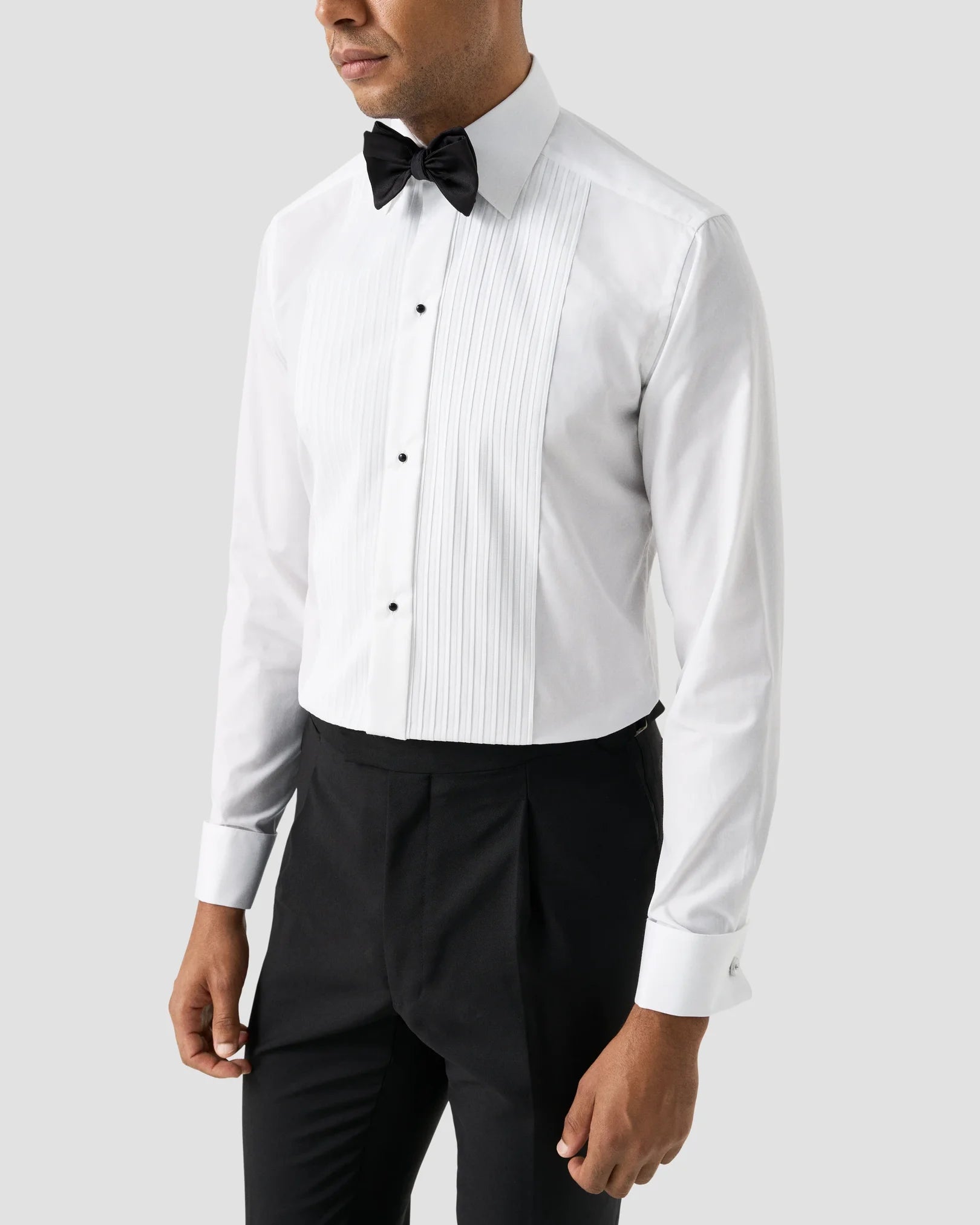 ETON PLISS BIB-FRONT TUXEDO SKJORTE - SLIM FIT