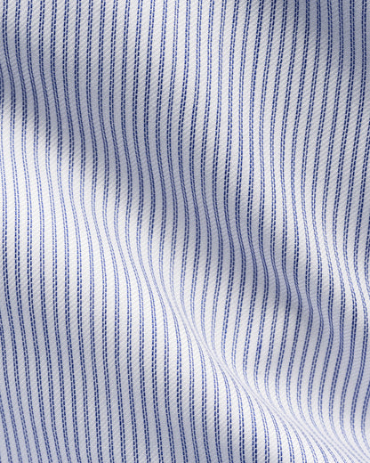 ETON FINE STRIPED SIGNATURE TWILL SKJORTE