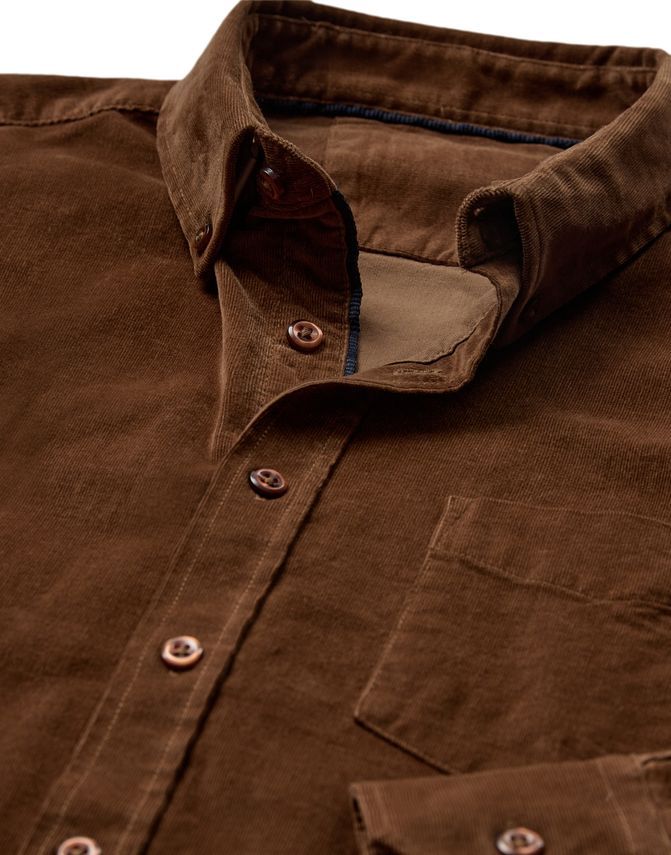 BLACK BLUE FLØJLSSKJORTE