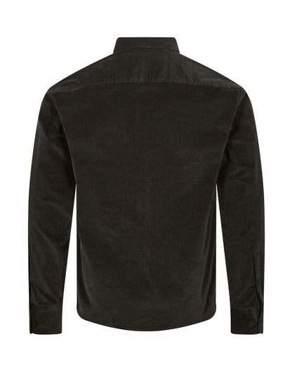 BLACK BLUE FLØJLSSKJORTE