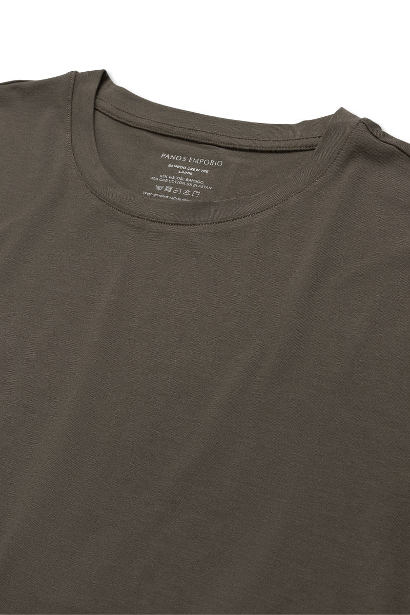 BAMBOO/COTTON CREW TEE