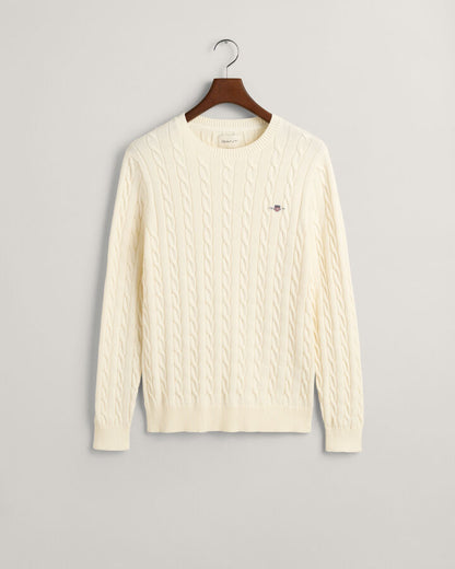 GANT C-NECK BOMULD KABELSTRIK