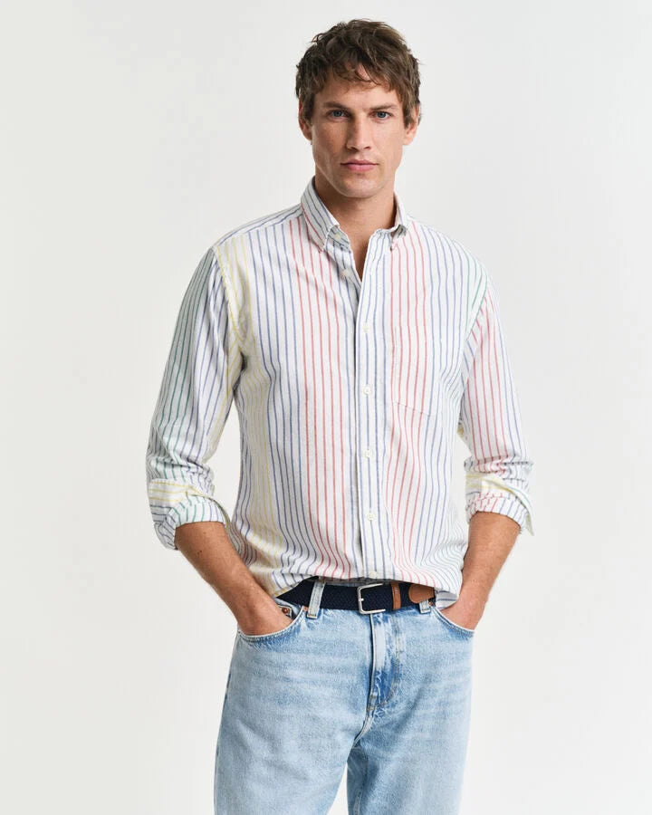 GANT ARCHIVE MULTI STRIPE SKJORTE