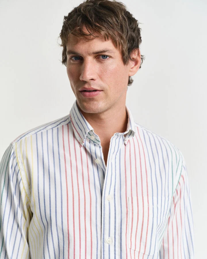 GANT ARCHIVE MULTI STRIPE SKJORTE