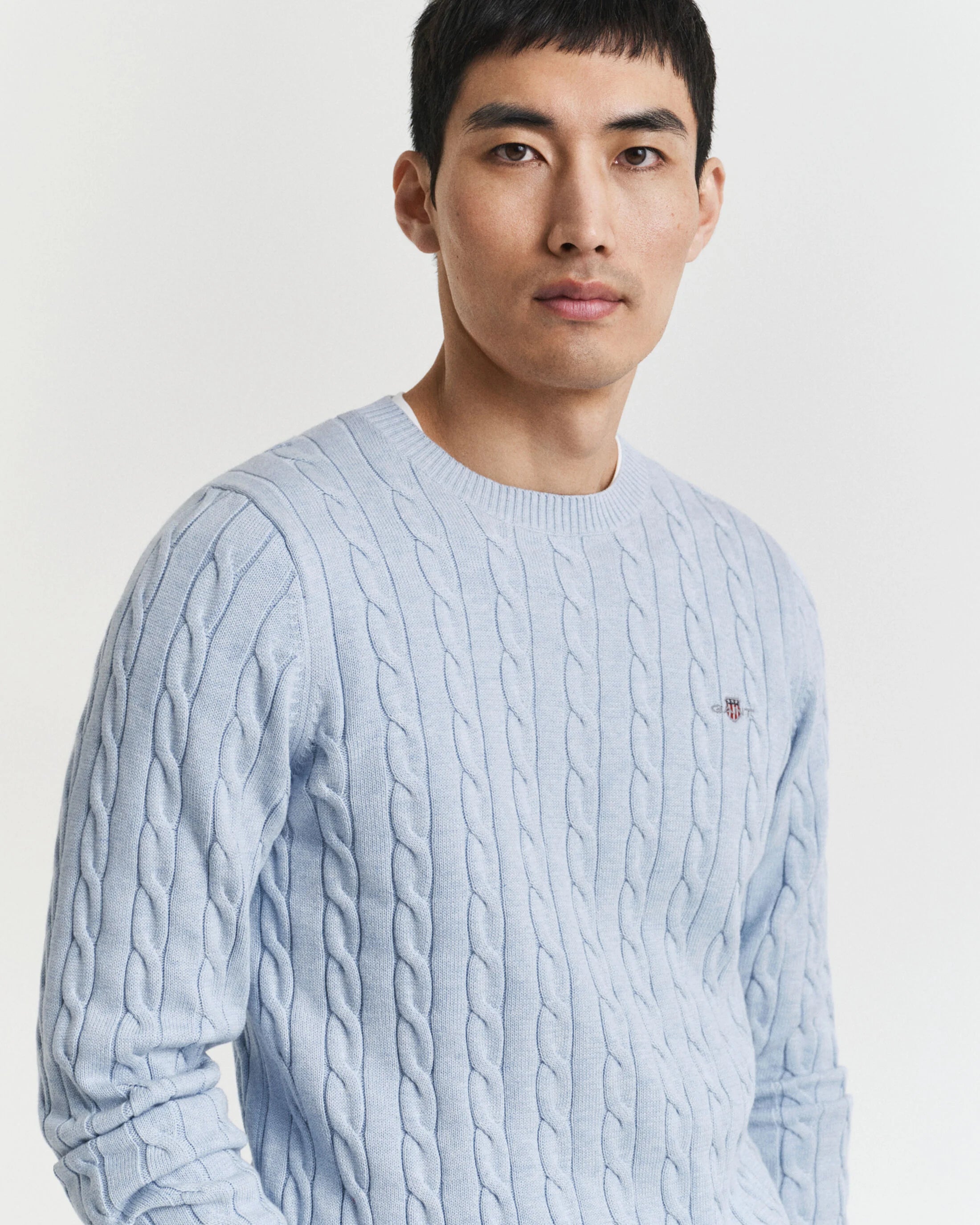 GANT C-NECK BOMULD KABELSTRIK