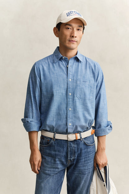 GANT REG CHAMBRAY SKJORTE