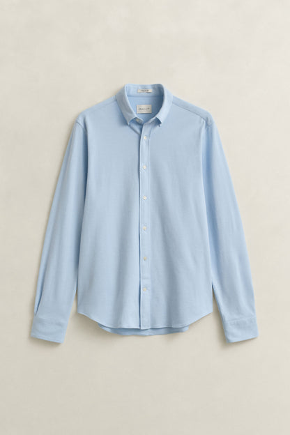 GANT REG JERSEY PIQUE STRETCH SHIRT