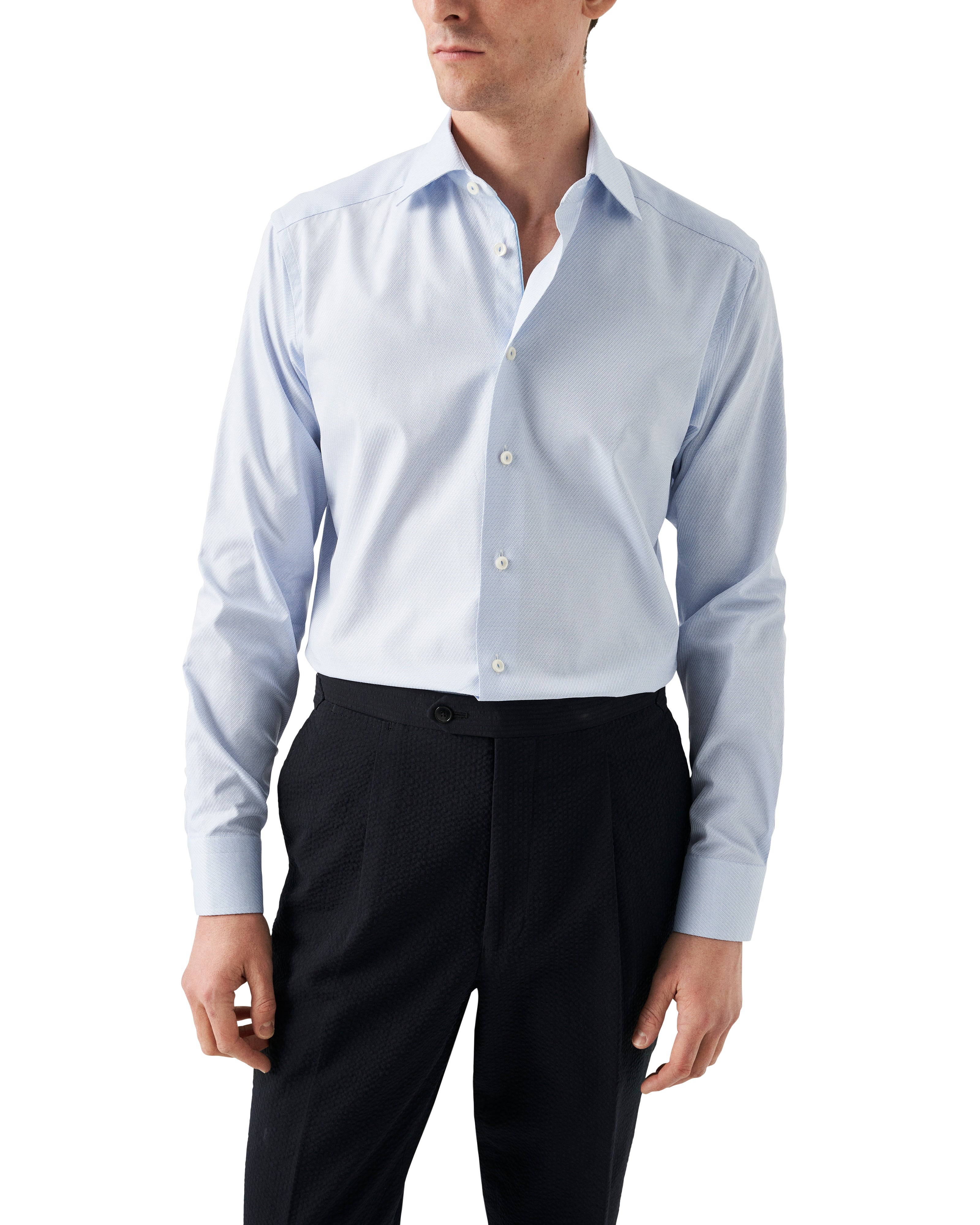 ETON SIGNATURE DOBBY SKJORTE