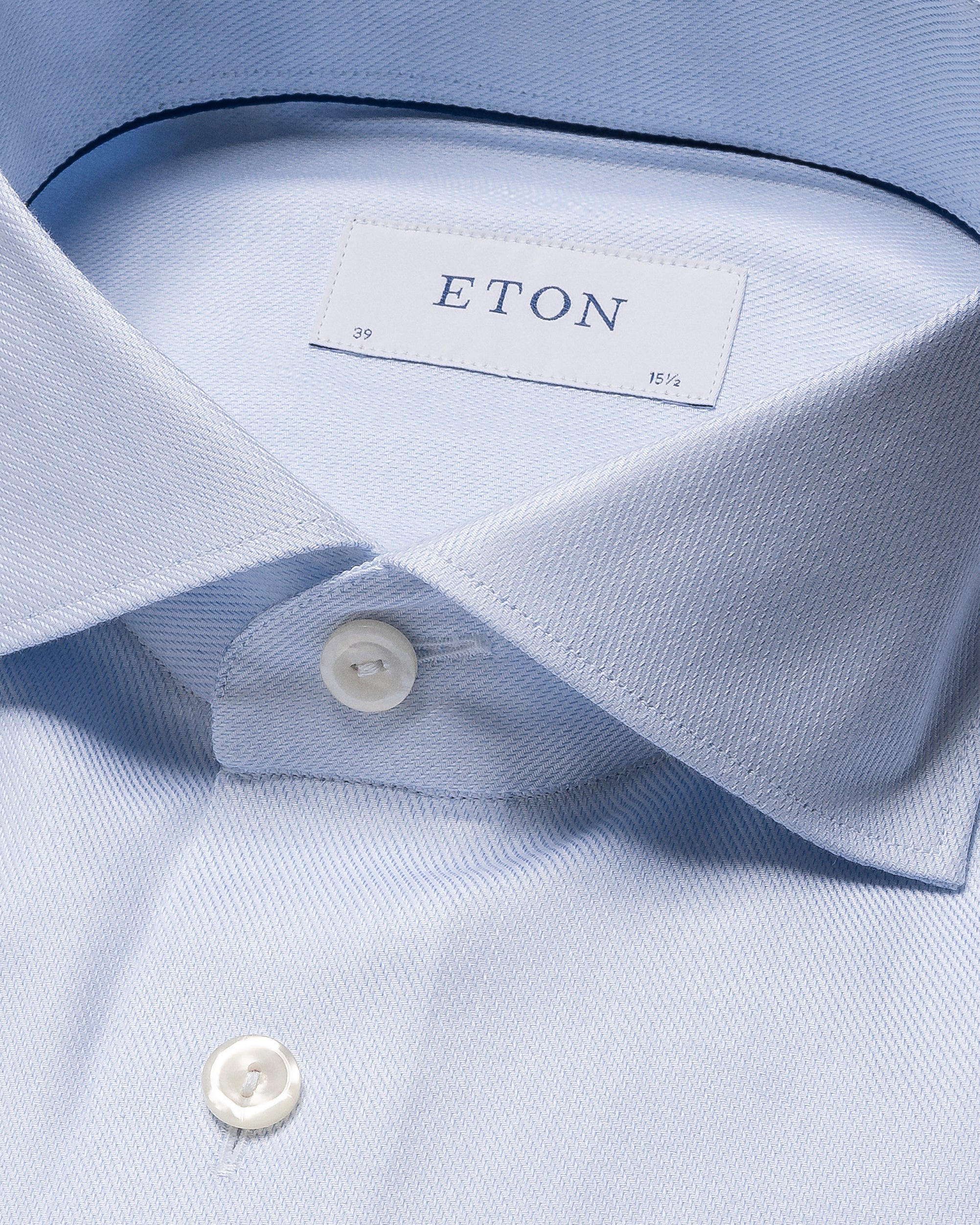 ETON MELANGE FINE TWILL SKJORTE