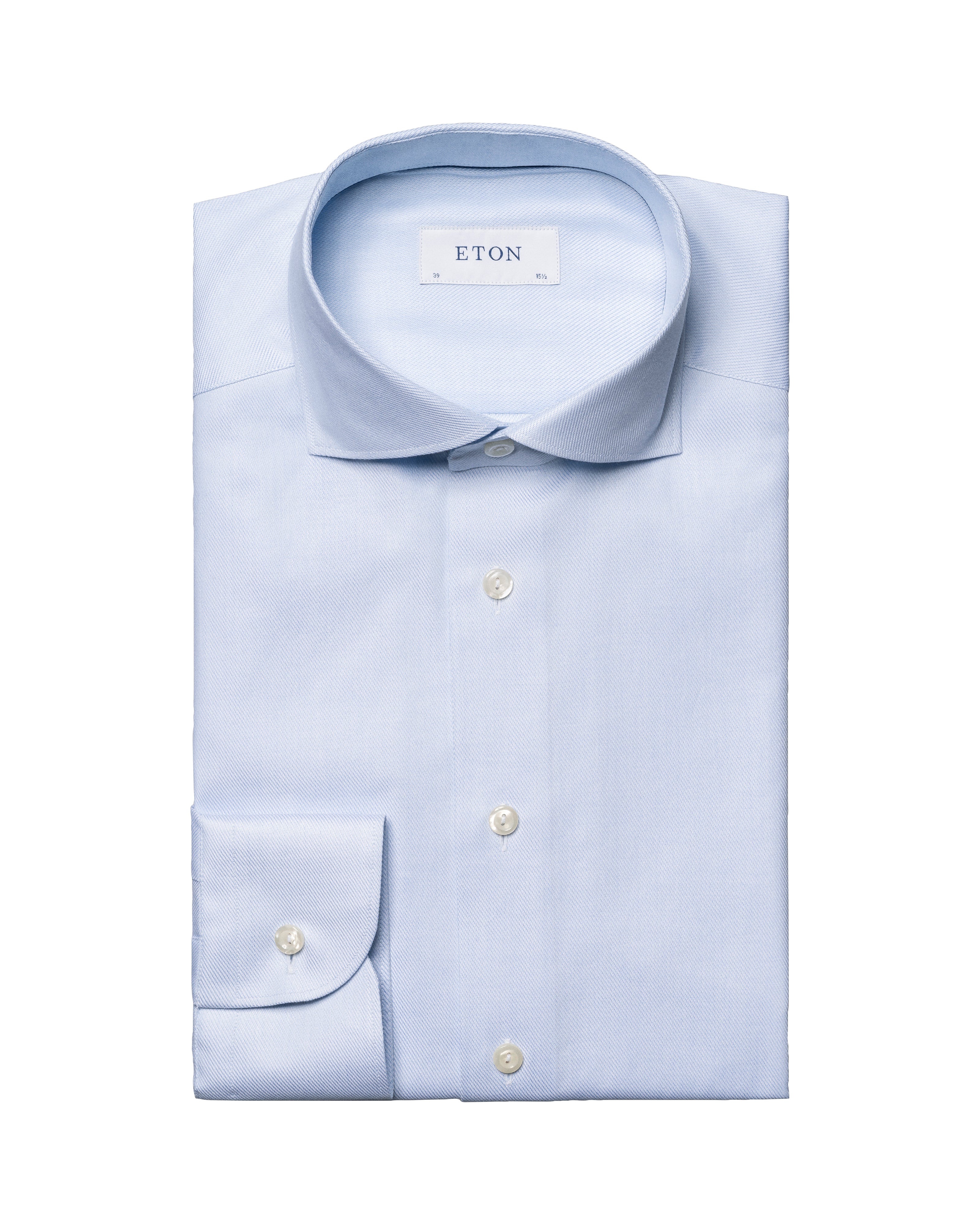 ETON MELANGE FINE TWILL SKJORTE