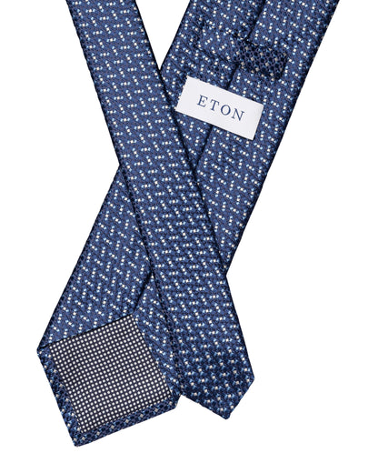 Geometric Woven Silk Tie