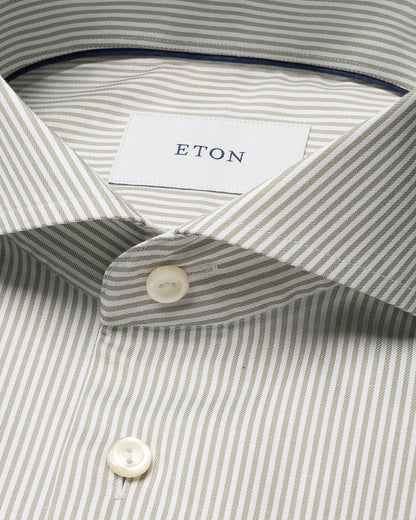 ETON BENGAL STRIPED COTTON TENCEL™ LYOCELL SHIRT – SLIM FIT