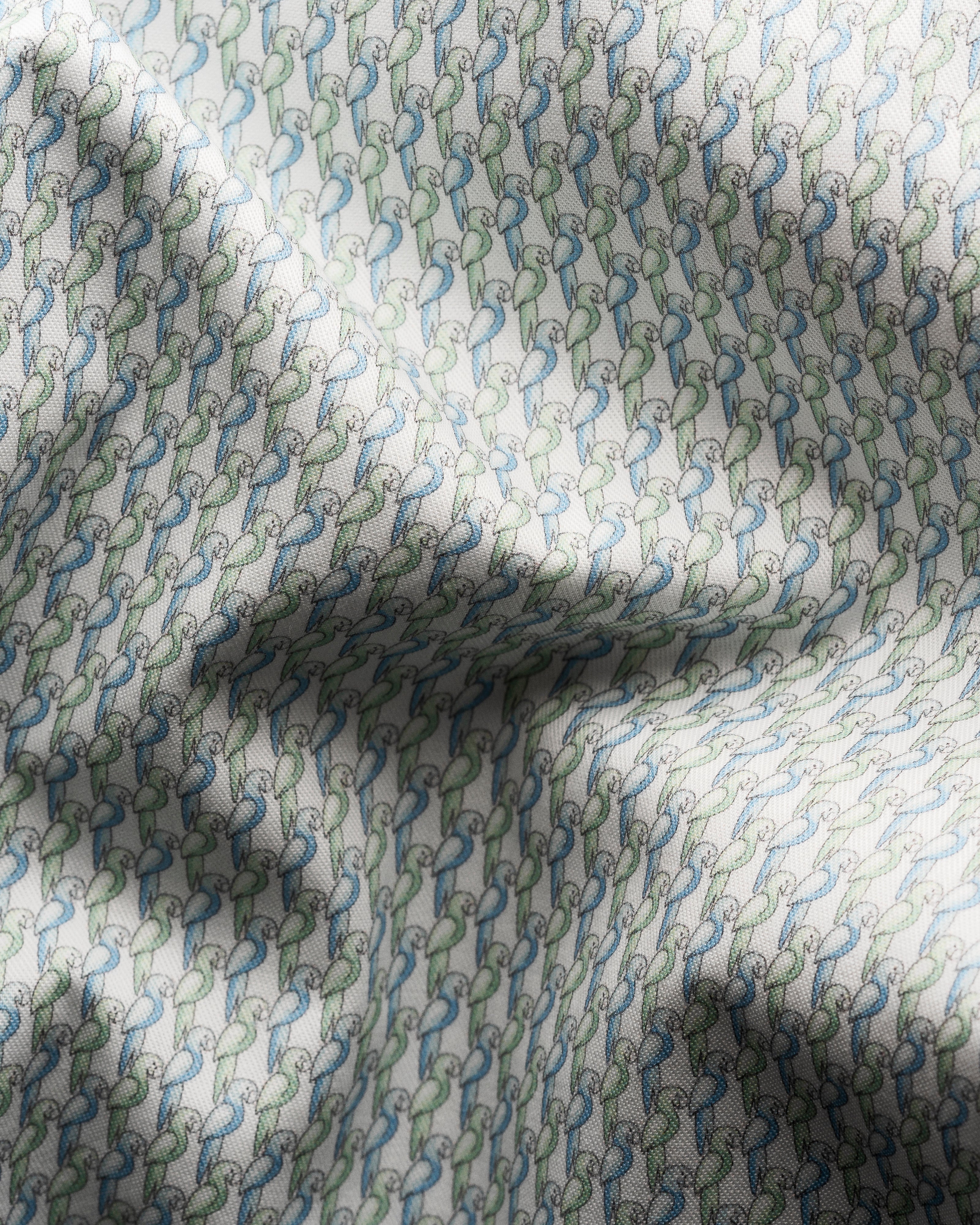 ETON PAPEGØJE PRINT SIGNATUR TWILL SKJORTE