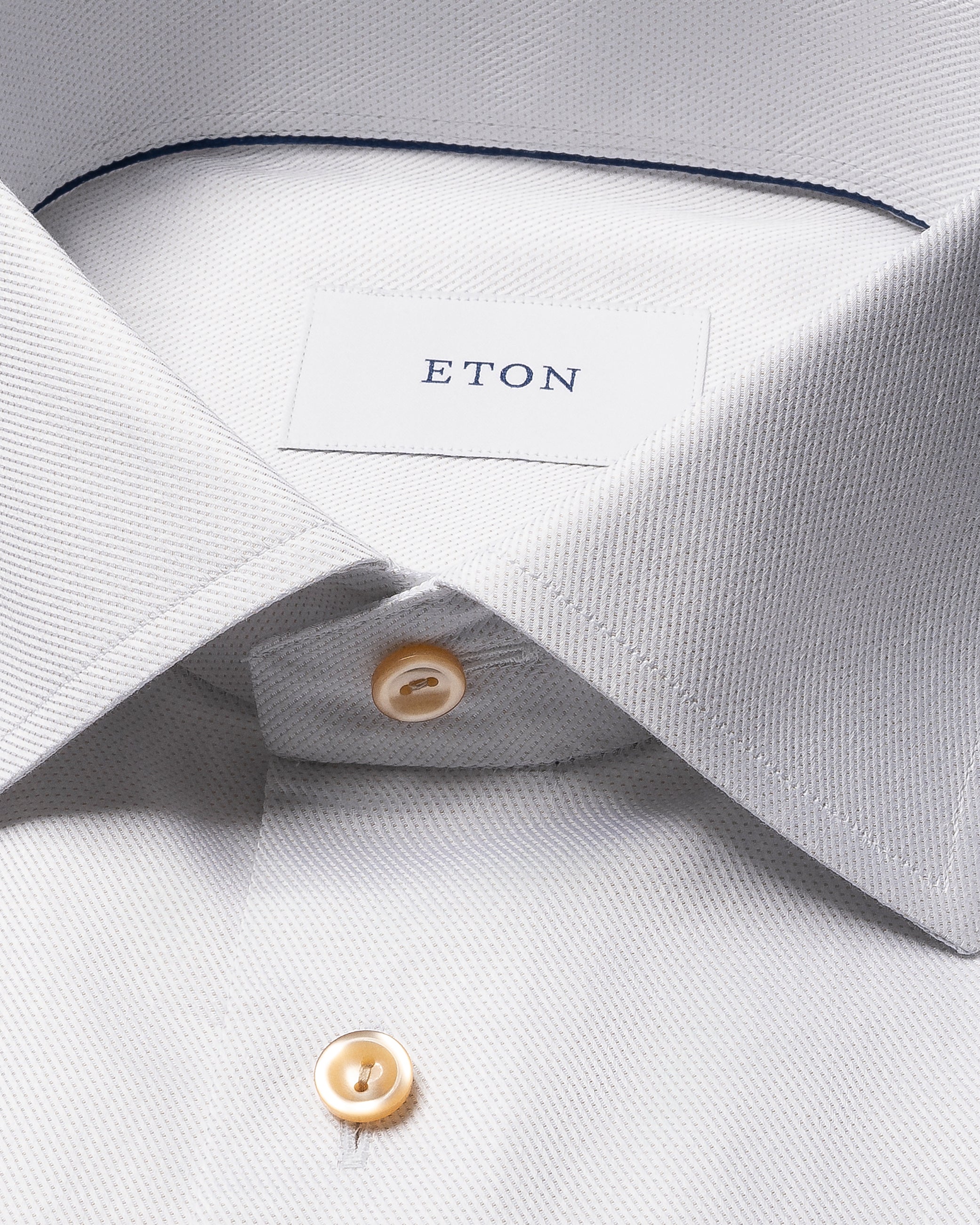ETON SEMI SOLID TWILL SKJORTE