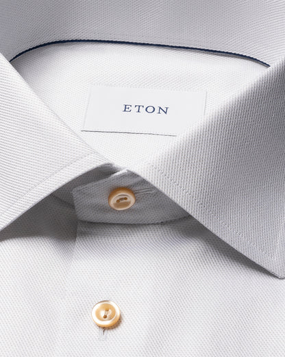 ETON SEMI SOLID TWILL SKJORTE