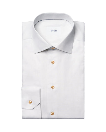 ETON SEMI SOLID TWILL SKJORTE