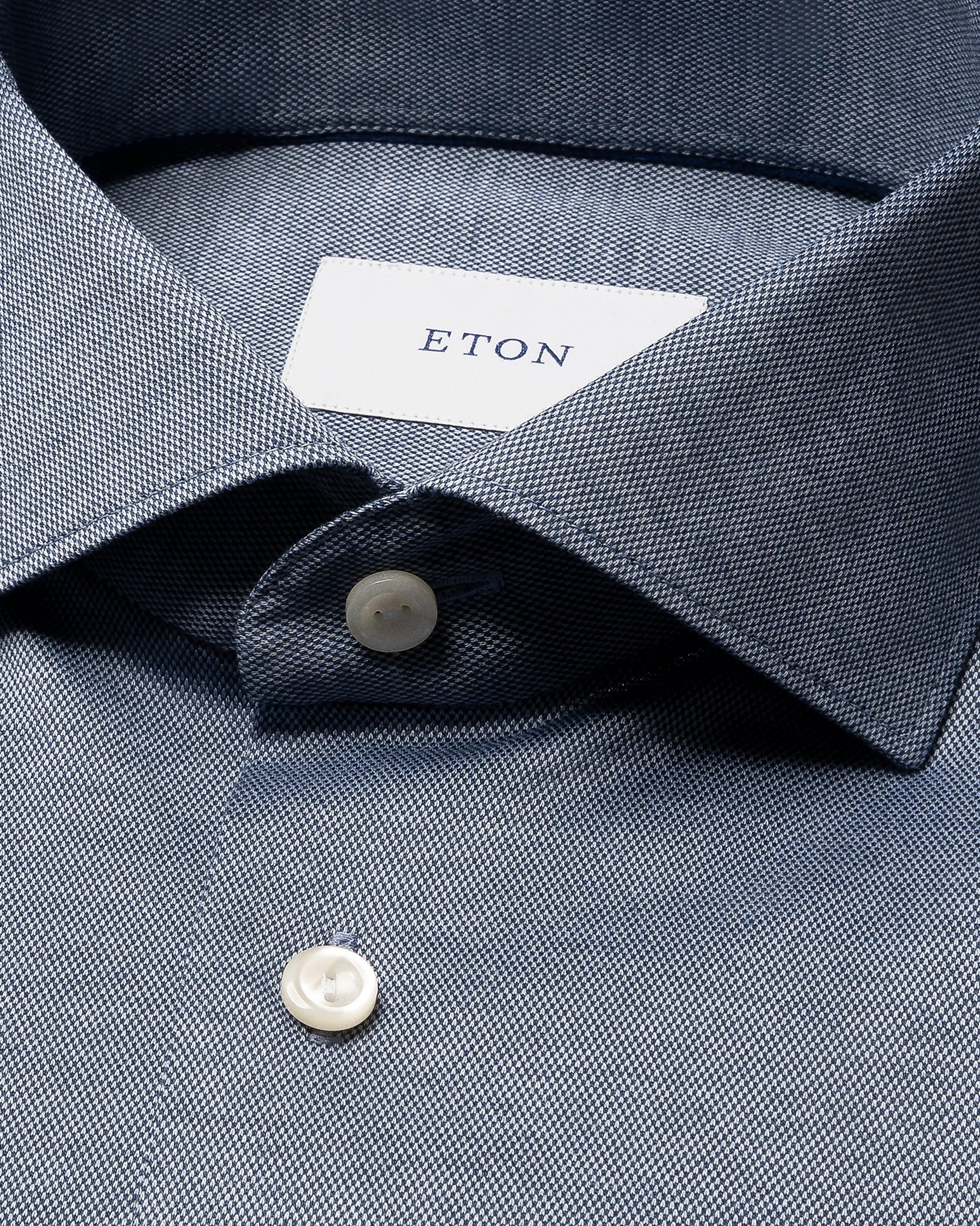 ETON FILO DI SCOZIA KNIT SKJORTE