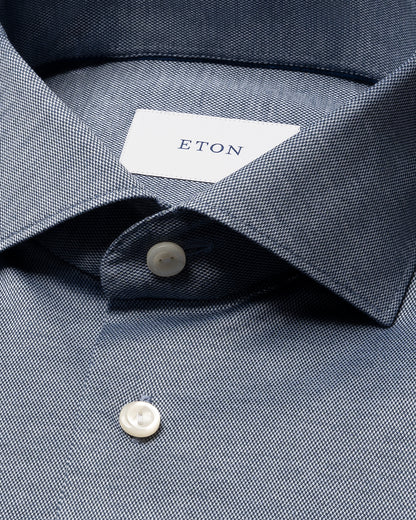 ETON FILO DI SCOZIA KNIT SKJORTE