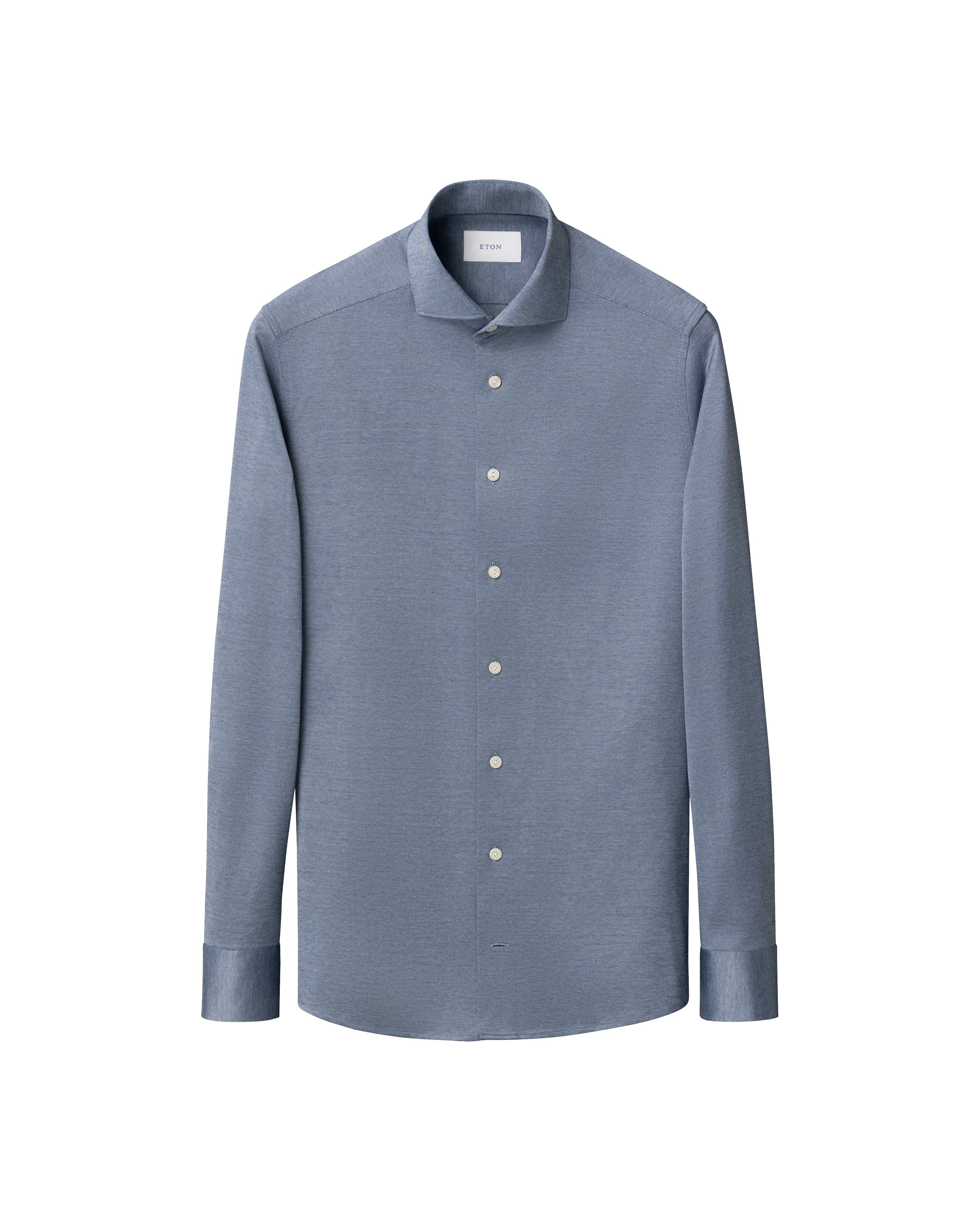 ETON FILO DI SCOZIA KNIT SKJORTE