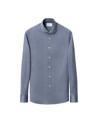 ETON FILO DI SCOZIA KNIT SKJORTE