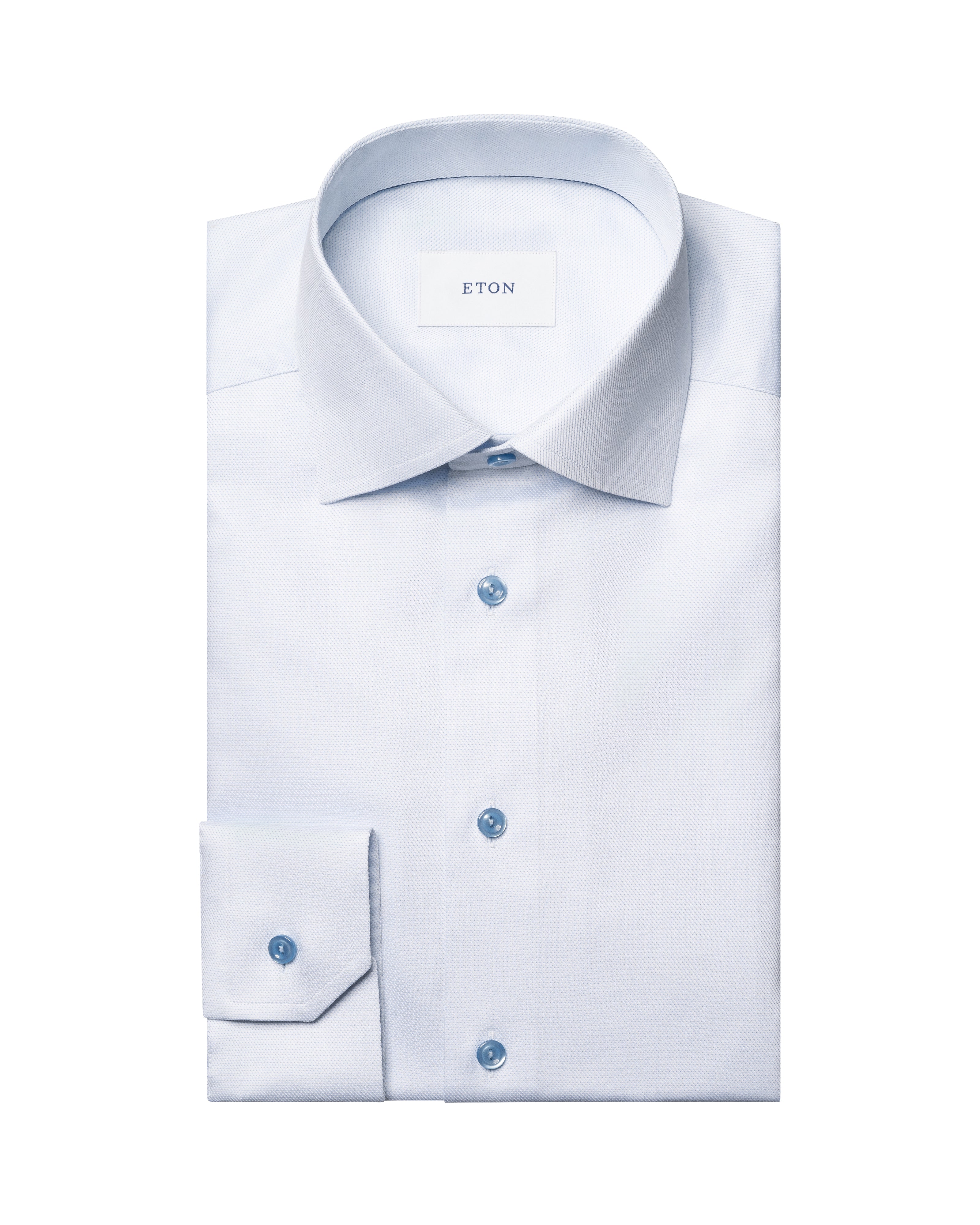 ETON SEMI SOLID TWILL SKJORTE