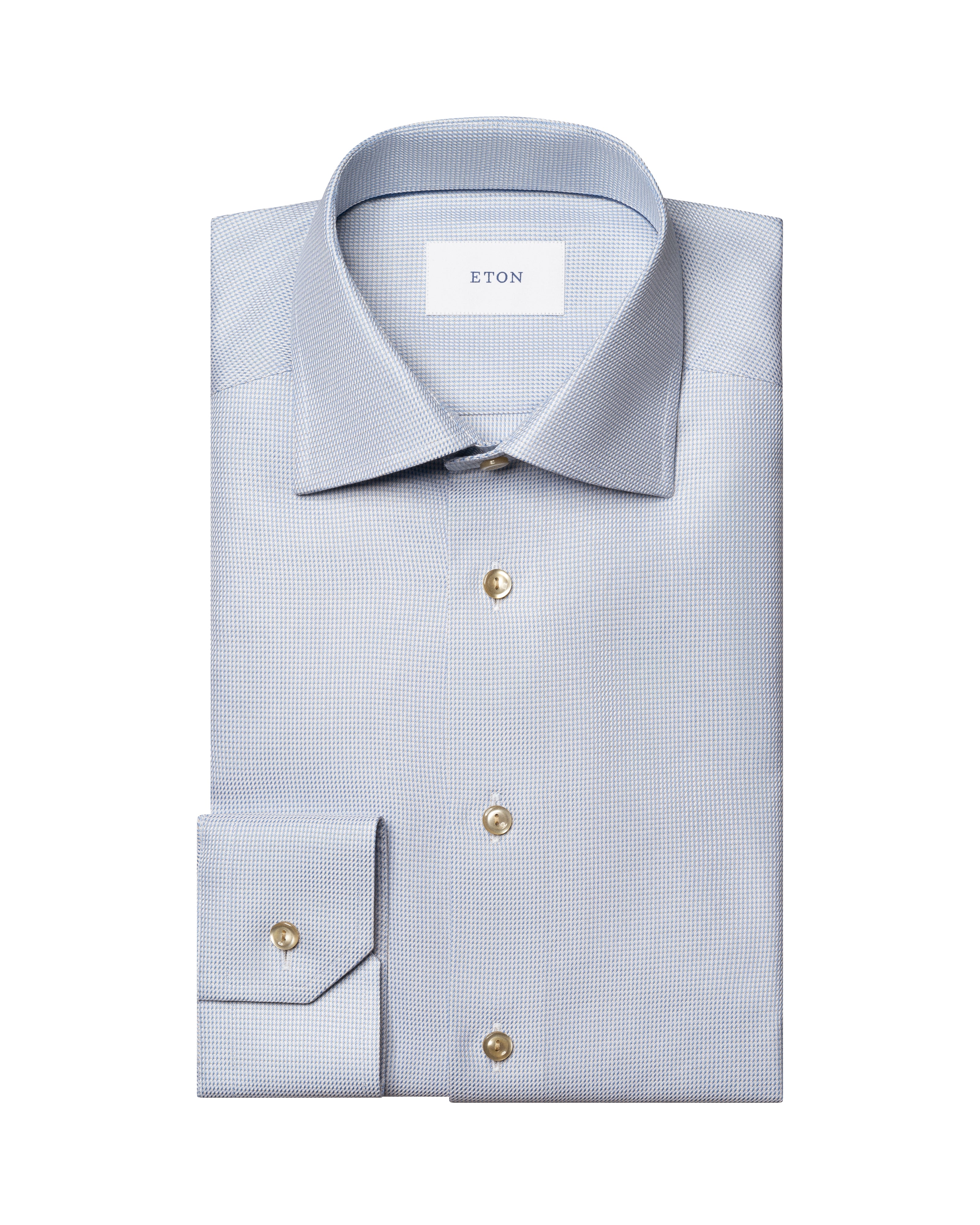 ETON SEMI SOLID SIGNATURE TWILL SHIRT&nbsp;