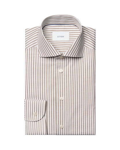 ETON STRIBET SIGNATURE OXFORD SKJORTE - SLIM FIT