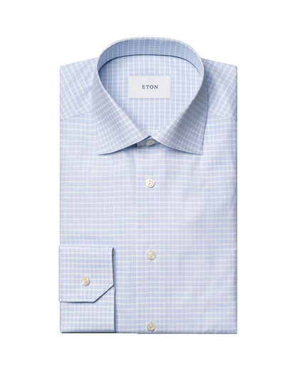 ETON TERNET SIGNATURE TWILL SKJORTE - CONTEMPORARY FIT